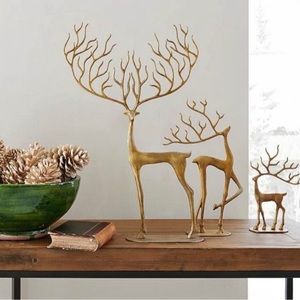 Aldis Reindeer set of THREE -BEAUTIFUL! Tic toc viral REINDEER -